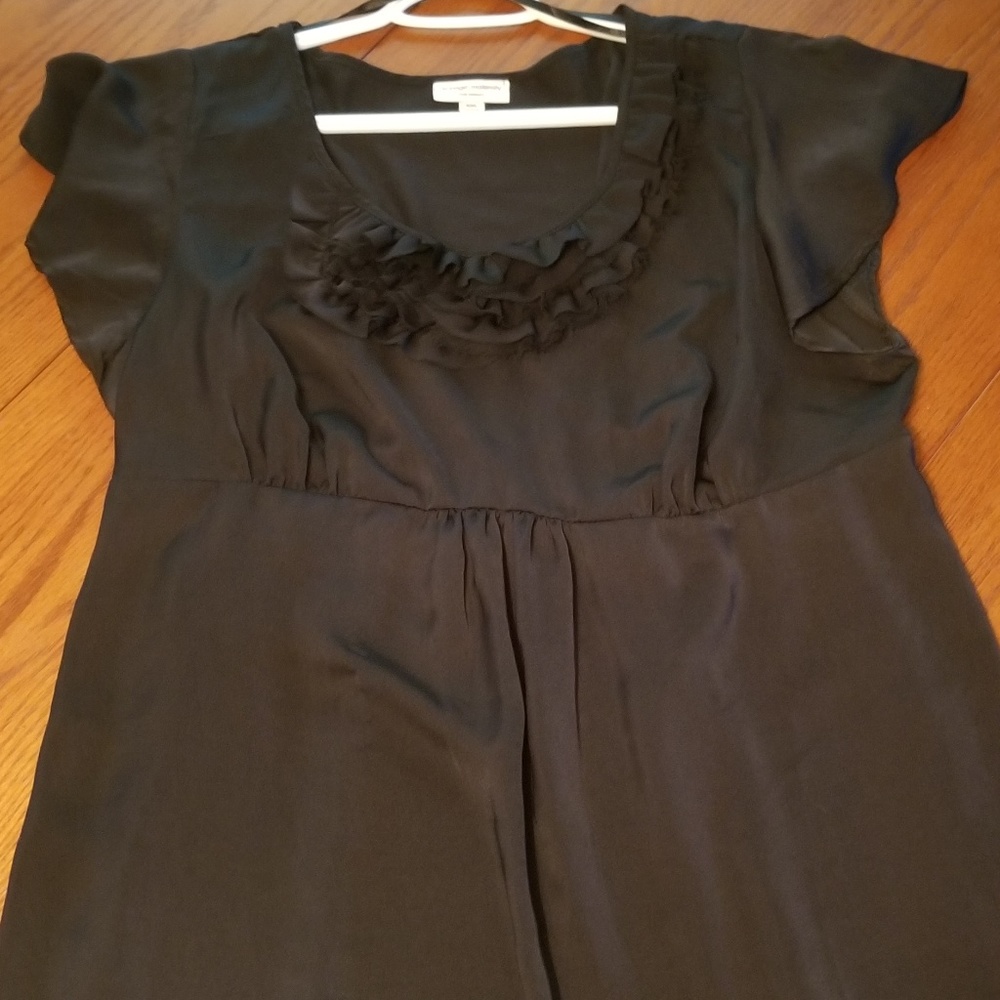 Liz Lange Maternity for Target Black Silk top